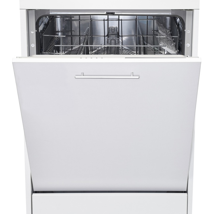 Heinner HDW-BI6005IE++ Beépíthető mosogatógép, 60cm, 12 teríték, 5 program, E energiaosztály, Fehér