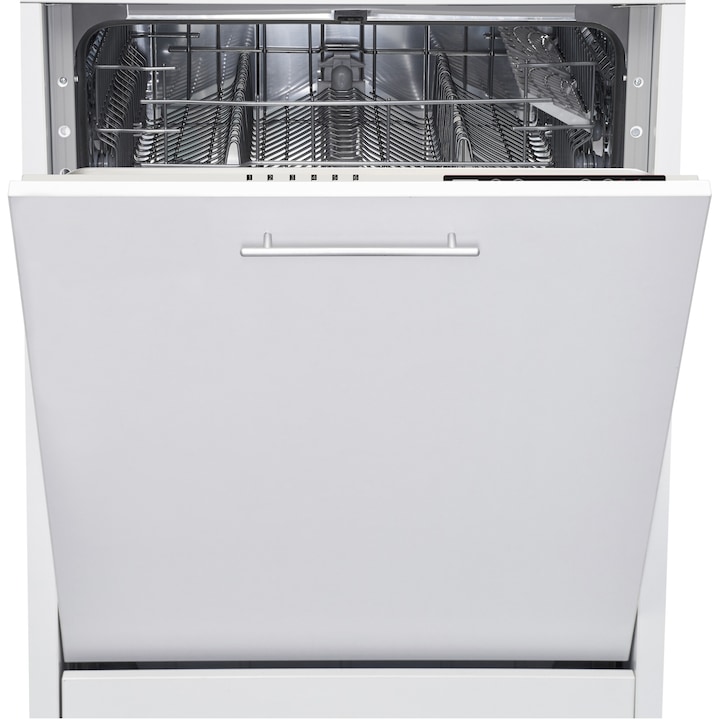Heinner HDW-BI6006IE++ Beépíthető mosogatógép, 60cm, 12 teríték, 6 program, E energiaosztály, ezüst