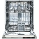 Heinner HDW-BI6006IE++ Beépíthető mosogatógép, 60cm, 12 teríték, 6 program, E energiaosztály, ezüst