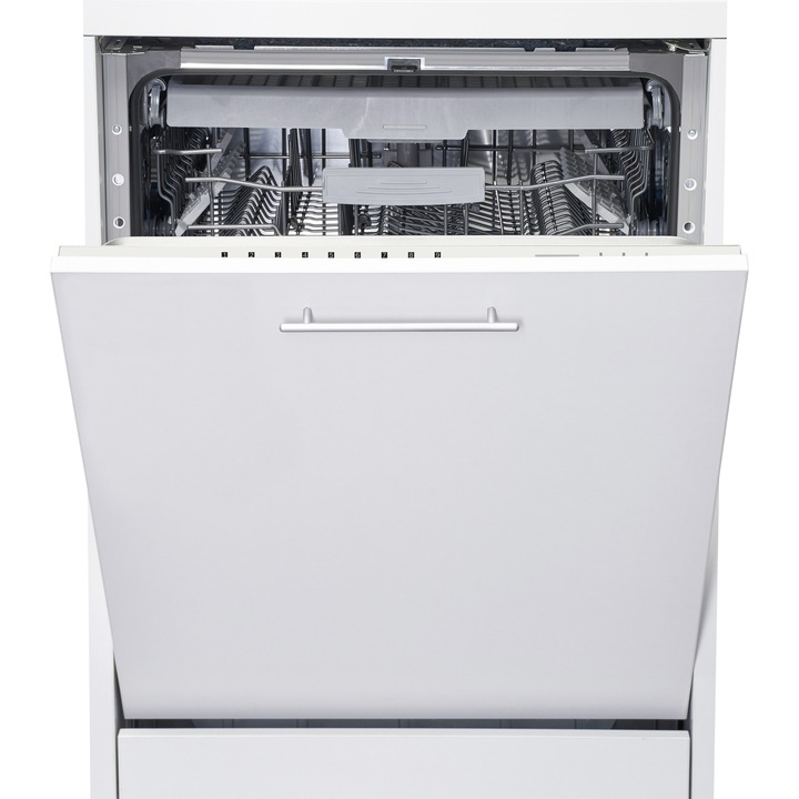 Heinner HDW-BI6093TE++ Beépíthető mosogatógép, 60cm, 15 teríték, 9 program, E energiaosztály, rozsdamentes acél