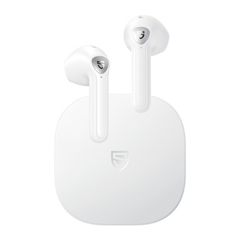Casti Bluetooth Soundpeats True Air 2 White by TANAT,Qualcomm 3040, Wireless, Voice Assistant, Bluetooth 5.2 No delay for GAMING,Touch control, Waterproof IPX5, Audio In-Ear, Handsfree, Fara fir, Compatibile Android & iOS Casti Bluetooth Soundpeats True Air 2 White by TANAT,Qualcomm 3040, Wireless, Voice Assistant, Bluetooth 5.2 No delay for GAMING,Touch control, Waterproof IPX5, Audio In-Ear, Handsfree, Fara fir, Compatibile Android & iOS