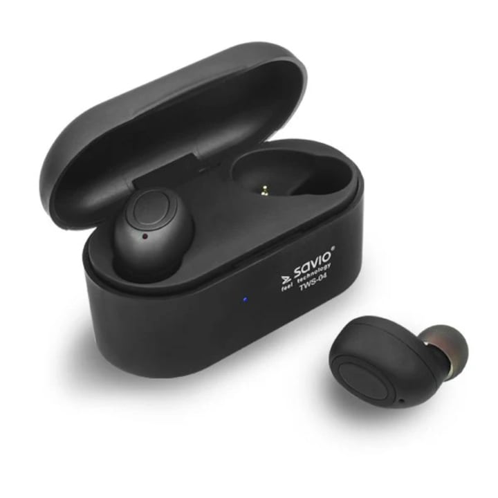 Casti Wireless, JC TM10, negru, Bluetooth, In-Ear