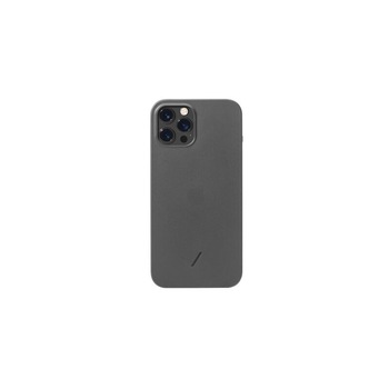 Husa telefon Native Union, Clic Air, compatibila iPhone 12 Pro Max, semi-transparenta, ultra-slim, functie antibacteriana, compatibila incarcatoare wireless, design Premium, minimalist, gri Husa telefon Native Union, Clic Air, compatibila iPhone 12 Pro Max, semi-transparenta, ultra-slim, functie antibacteriana, compatibila incarcatoare wireless, design Premium, minimalist, gri