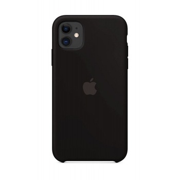 Husa de protectie Compatibila Apple pentru iPhone 11, silicon, Microfibra ,Black Husa de protectie Compatibila Apple pentru iPhone 11, silicon, Microfibra ,Black