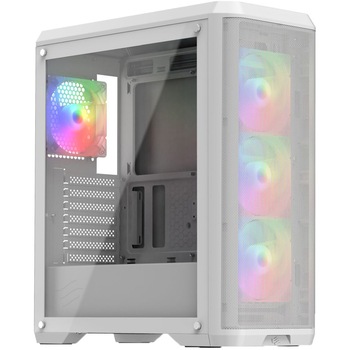 Carcasa SilentiumPC Ventum VT4V EVO TG ARGB White, Mid-Tower, fara sursa, ATX, White Carcasa SilentiumPC Ventum VT4V EVO TG ARGB White, Mid-Tower, fara sursa, ATX, White
