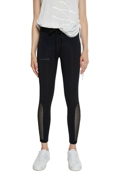 DESIGUAL, Colanti cu segmente din plasa, Negru DESIGUAL, Colanti cu segmente din plasa, Negru