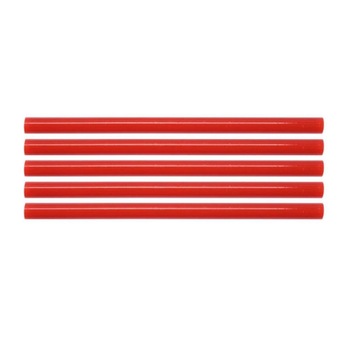 Baton silicon pentru pistol lipit, rosu, 24 buc, 7x100 mm Baton silicon pentru pistol lipit, rosu, 24 buc, 7x100 mm