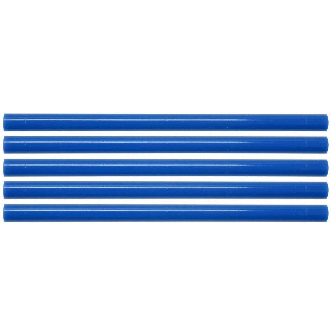 Baton silicon pentru pistol lipit, albastru, 24 buc, 7x100 mm