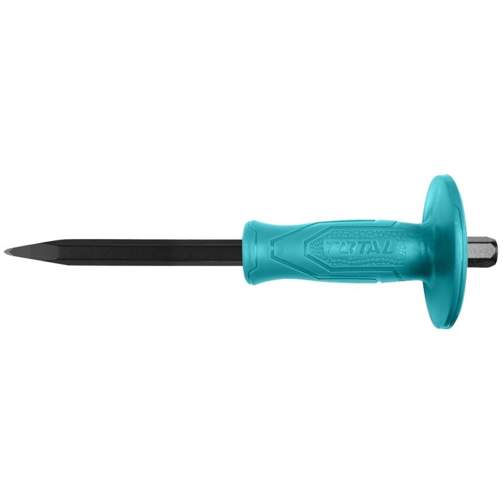 Dalta zidarie Total, din otel carbon, lungime 300mm, dimensiune cap 4mm