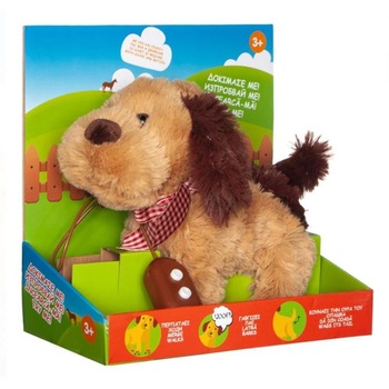 Catelus interactiv cu sunet si miscare, SG, 27x11x23 cm Catelus interactiv cu sunet si miscare, SG, 27x11x23 cm