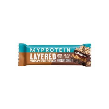 Baton Proteic MyProtein Layered Chocolate Sundae 60 g Baton Proteic MyProtein Layered Chocolate Sundae 60 g
