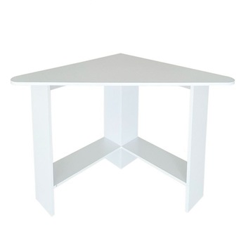 Birou pe colt, alb, design modern, structura stabila si rafturi functionale, 102 x 74 cm Birou pe colt, alb, design modern, structura stabila si rafturi functionale, 102 x 74 cm