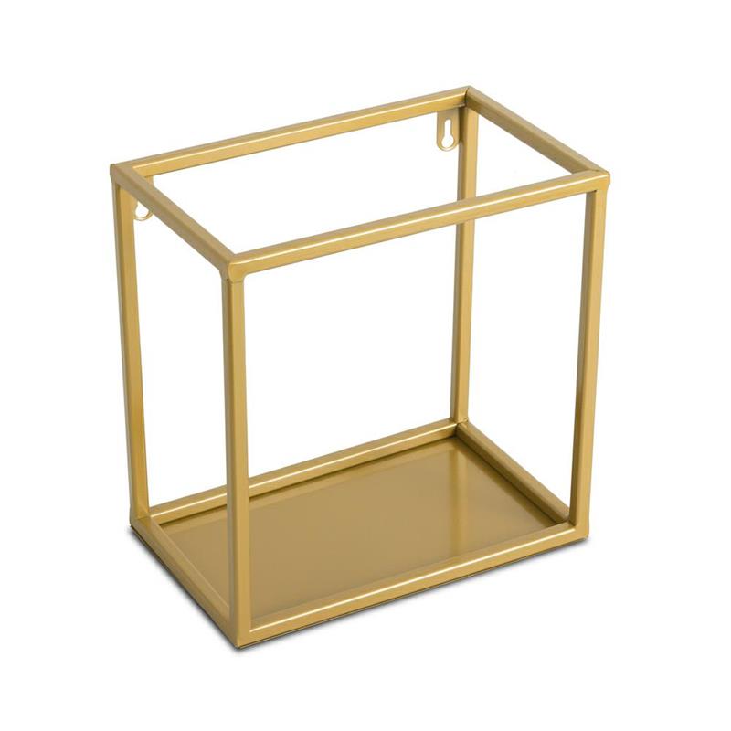 Raft de perete Loft metal aur 24 cm