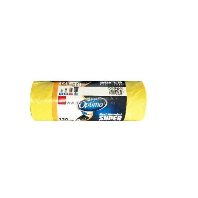 Saci menajeri Optima Super 120 L galbeni