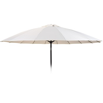 Umbrela de gradina Shanghai 255x235 cm, polieste 160g, crem Umbrela de gradina Shanghai 255x235 cm, polieste 160g, crem
