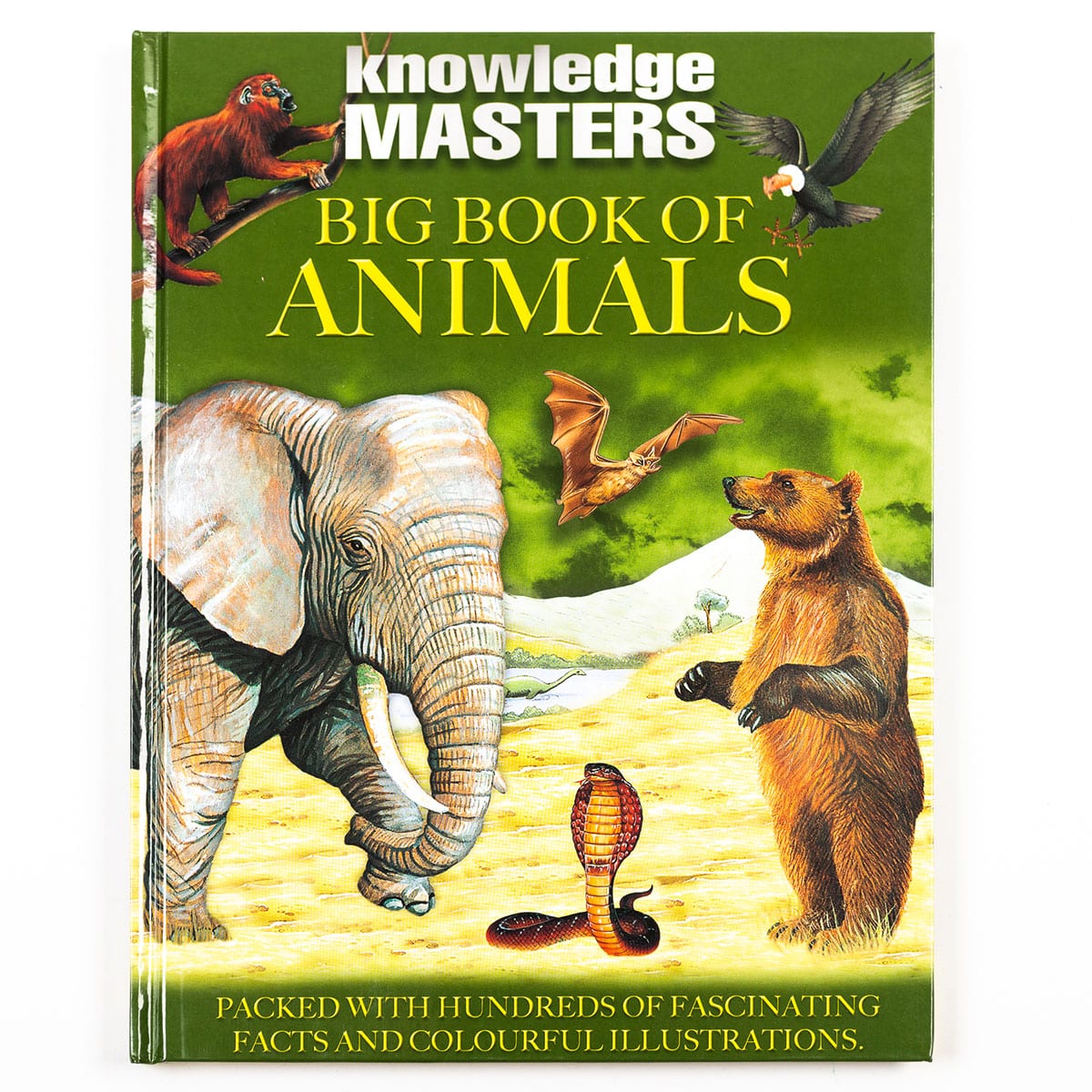 Knowledge Masters - Big book of Animals - Mini enciclopedie zoologica pentru copii 96 pagini,+ 5 ani