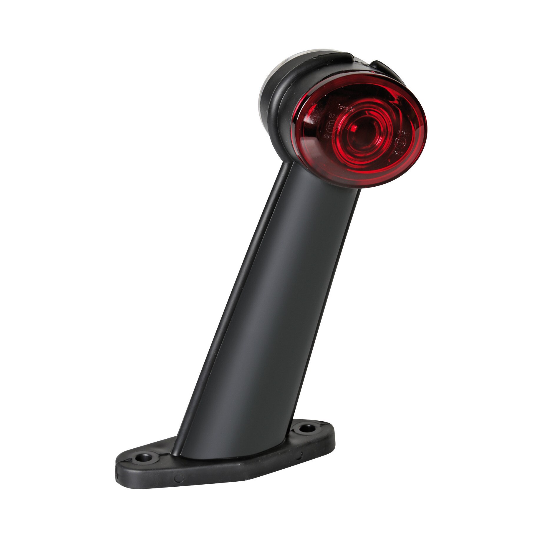 Lampa gabarit camion stanga Ilumia Lampa, cu brat 60°, cu 2 LED-uri, 24V, alb/rosu