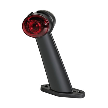 Lampa gabarit camion dreapta Ilumia Lampa, cu brat 60°, cu 2 LED-uri, 24V, alb/rosu Lampa gabarit camion dreapta Ilumia Lampa, cu brat 60°, cu 2 LED-uri, 24V, alb/rosu