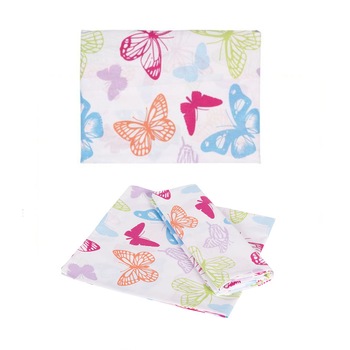 Cearceaf pat cu elastic Studio Casa- Butterfly Cyt,180 x 200 + 25 cm + Set 2 fete perna Studio Casa-Butterfly Cyt, 45 x 45 cm Cearceaf pat cu elastic Studio Casa- Butterfly Cyt,180 x 200 + 25 cm + Set 2 fete perna Studio Casa-Butterfly Cyt, 45 x 45 cm