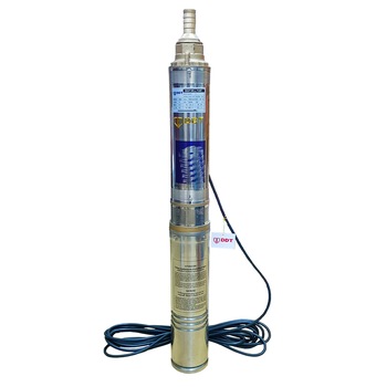 Pompa de apa curata submersibila , DDT Profesional din inox , de mare adancime , 4QJD2-8 , 1100 W , 8 turbine , 5 m³ / h , cablu 10 Mt Pompa de apa curata submersibila , DDT Profesional din inox , de mare adancime , 4QJD2-8 , 1100 W , 8 turbine , 5 m³ / h , cablu 10 Mt