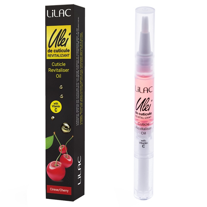 Ulei cuticule stilou Lilac, aroma cireasa, 3 ml