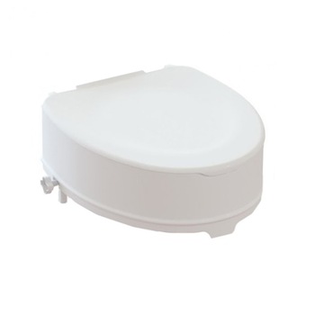Inaltator vas WC 10 cm inaltime, cu capac, pentru persoane cu dizabilitati, afectiuni sold, Wimed, Alb Inaltator vas WC 10 cm inaltime, cu capac, pentru persoane cu dizabilitati, afectiuni sold, Wimed, Alb