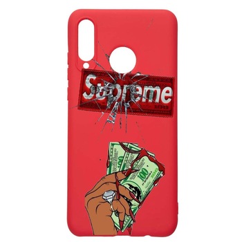 Husa Huawei Y6p, Supreme, Money, rezistenta la uzura, anti-alunecare, din silicon Premium, Red, R257 Husa Huawei Y6p, Supreme, Money, rezistenta la uzura, anti-alunecare, din silicon Premium, Red, R257