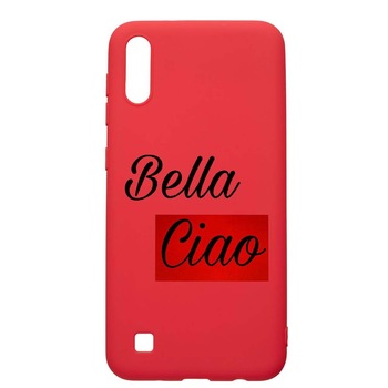 Husa Samsung Galaxy A10, Ciao Bella, rezistenta la uzura, anti-alunecare, din silicon Premium, Red, R293 Husa Samsung Galaxy A10, Ciao Bella, rezistenta la uzura, anti-alunecare, din silicon Premium, Red, R293