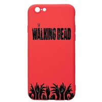 husa apple iphone se 2  iphone 8  iphone 7 the walking dead rezistenta la uzura anti-alunecare din silicon premium red r301 imagen 25_0_
0