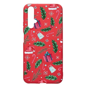 Husa Huawei Nova 5T, Xmas, rezistenta la uzura, anti-alunecare, din silicon Premium, Red, R314 Husa Huawei Nova 5T, Xmas, rezistenta la uzura, anti-alunecare, din silicon Premium, Red, R314