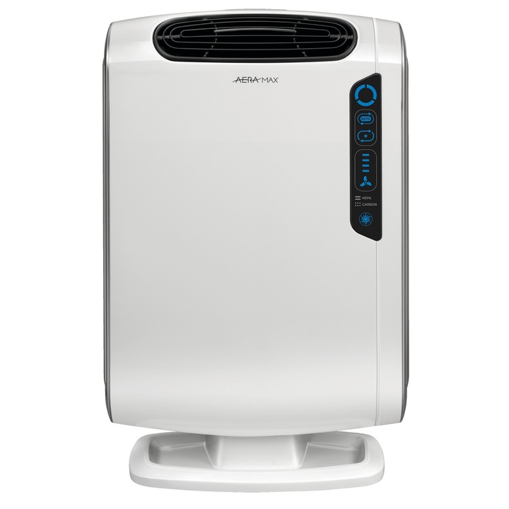 Пречиствател за въздух Fellowes AeraMax DX55, Технология PlasmaTRUE, Въглероден филтър, Филтър True HEPA, Сензор AeraSmart, 4 степени