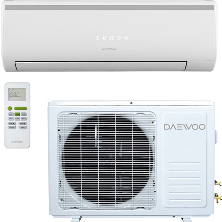 Aparat de aer conditionat Daewoo DSB-F2481ELH-V Inverter, 24000 BTU, Clasa A++, Functie Turbo, Auto Restart, Display ascuns