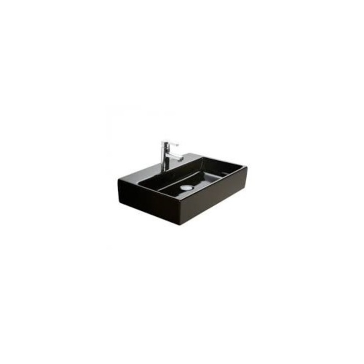 Lavoar 80x47cm, negru, Memento Villeroy&Boch