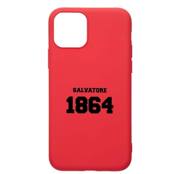 Husa Apple iPhone 12 Pro, Vampire Diaries - Salvatore 1864, rezistenta la uzura, anti-alunecare, din silicon Premium, Red, R582 Husa Apple iPhone 12 Pro, Vampire Diaries - Salvatore 1864, rezistenta la uzura, anti-alunecare, din silicon Premium, Red, R582