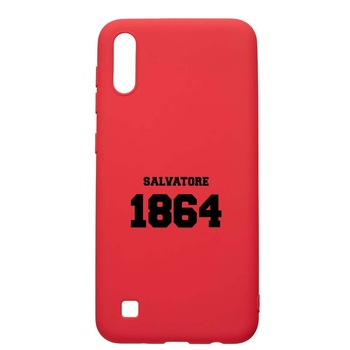 Husa Samsung Galaxy M10, Vampire Diaries - Salvatore 1864, rezistenta la uzura, anti-alunecare, din silicon Premium, Red, R582 Husa Samsung Galaxy M10, Vampire Diaries - Salvatore 1864, rezistenta la uzura, anti-alunecare, din silicon Premium, Red, R582