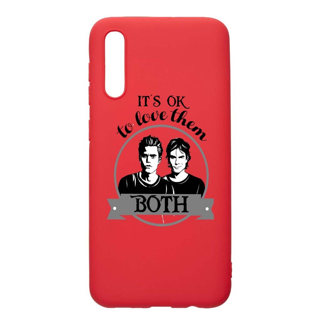 Husa Samsung Galaxy A30s, Vampire Diaries, rezistenta la uzura, anti-alunecare, din silicon Premium, Red, R584