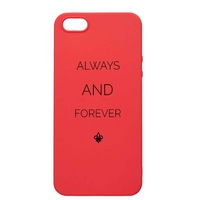 husa apple iphone se  5s  5 vampire diaries - always and forever rezistenta la uzura anti-alunecare din silicon premium red r583 imagen 6_0_
0