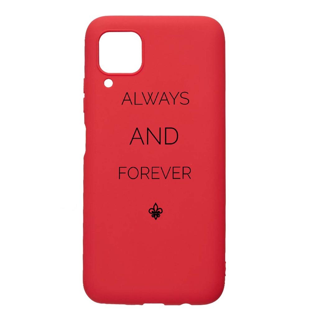 Husa Huawei P40 Lite, Vampire Diaries - Always and Forever, rezistenta la uzura, anti-alunecare, din silicon Premium, Red, R583