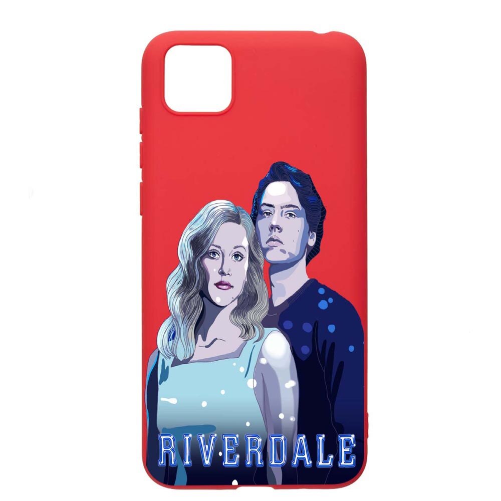 Husa Huawei Y5p, Riverdale, rezistenta la uzura, anti-alunecare, din silicon Premium, Red, R614