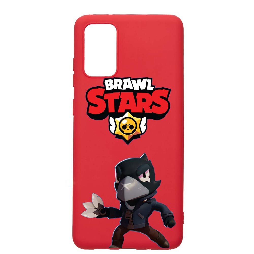 Husa Samsung Galaxy S20, Brawl Stars, rezistenta la uzura, anti-alunecare, din silicon Premium, Red, R644