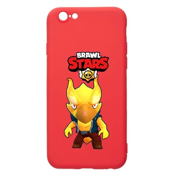 Husa Apple iPhone SE 2 / iPhone 8 / iPhone 7, Brawl Stars - Phoenix Crow, rezistenta la uzura, anti-alunecare, din silicon Premium, Red, R645 Husa Apple iPhone SE 2 / iPhone 8 / iPhone 7, Brawl Stars - Phoenix Crow, rezistenta la uzura, anti-alunecare, din silicon Premium, Red, R645