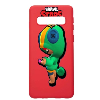 Husa Samsung Galaxy S10E, Brawl Stars Leon, rezistenta la uzura, anti-alunecare, din silicon Premium, Red, R648 Husa Samsung Galaxy S10E, Brawl Stars Leon, rezistenta la uzura, anti-alunecare, din silicon Premium, Red, R648