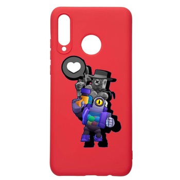 Husa Huawei Y6p, Brawl Stars Ricochet, rezistenta la uzura, anti-alunecare, din silicon Premium, Red, R650 Husa Huawei Y6p, Brawl Stars Ricochet, rezistenta la uzura, anti-alunecare, din silicon Premium, Red, R650