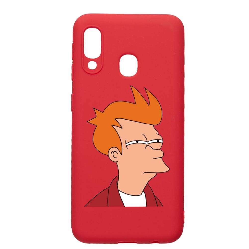 Husa Samsung Galaxy A20e, Meme, rezistenta la uzura, anti-alunecare, din silicon Premium, Red, R663