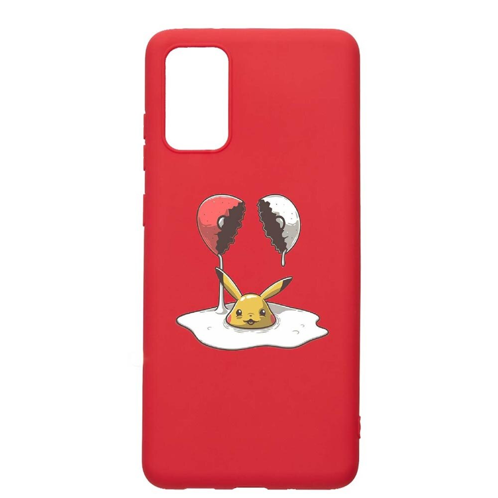 Husa Samsung Galaxy A41, Meme, rezistenta la uzura, anti-alunecare, din silicon Premium, Red, R656