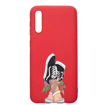 Husa Samsung Galaxy A30s, Vans - Gym Shoes, rezistenta la uzura, anti-alunecare, din silicon Premium, Red, R600 Husa Samsung Galaxy A30s, Vans - Gym Shoes, rezistenta la uzura, anti-alunecare, din silicon Premium, Red, R600