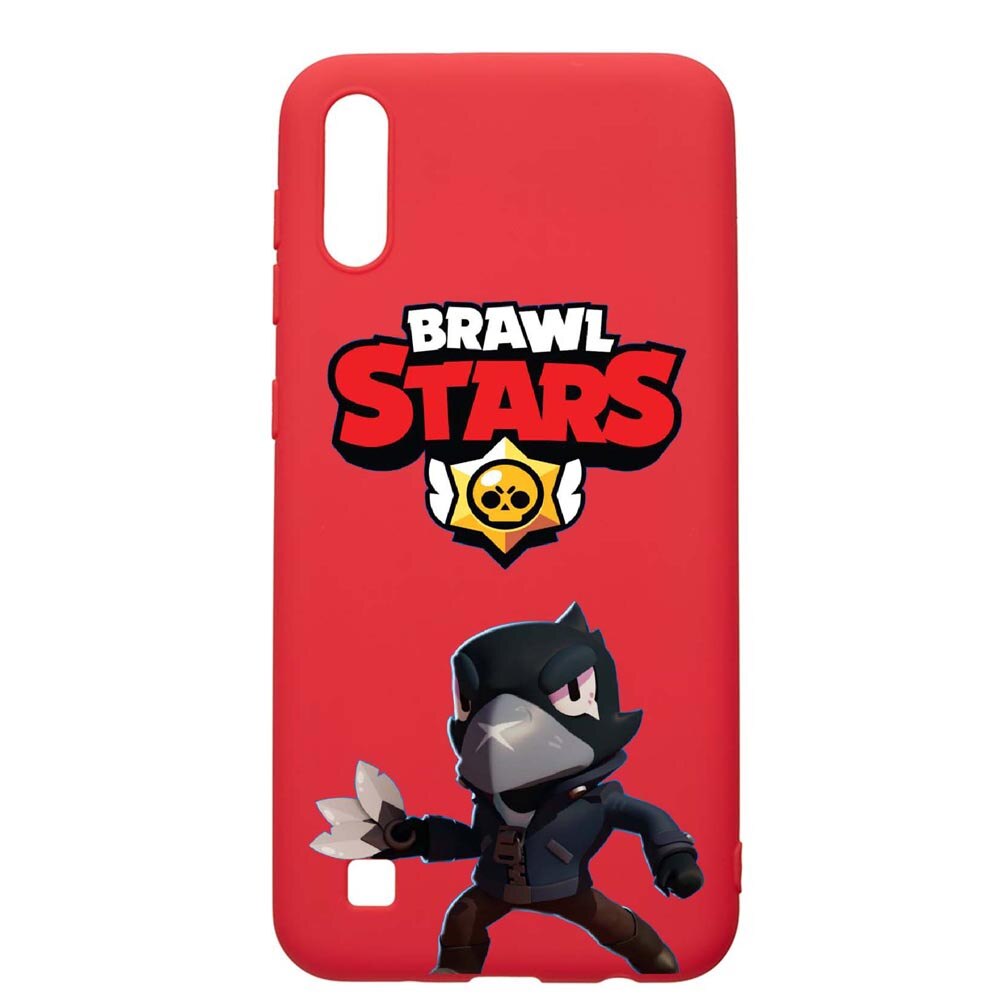 Husa Samsung Galaxy A10, Brawl Stars, rezistenta la uzura, anti-alunecare, din silicon Premium, Red, R644