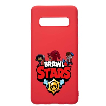 Husa Samsung Galaxy S10 Plus, Brawl Stars, rezistenta la uzura, anti-alunecare, din silicon Premium, Red, R651 Husa Samsung Galaxy S10 Plus, Brawl Stars, rezistenta la uzura, anti-alunecare, din silicon Premium, Red, R651