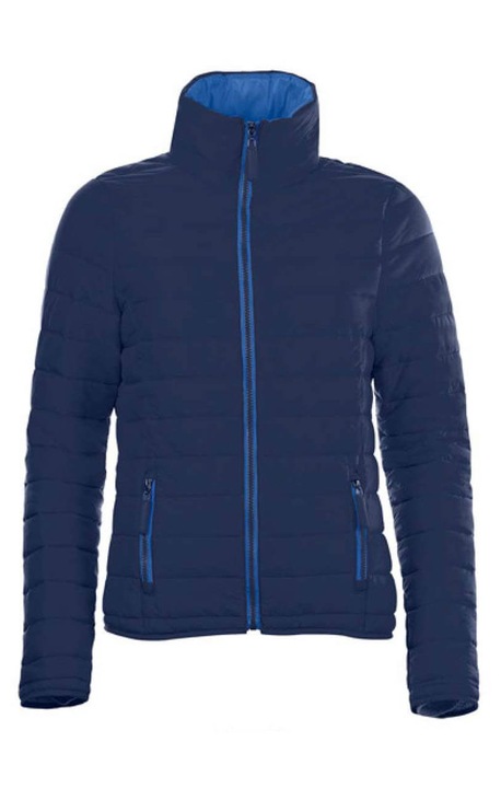 Kék női galléros pufi dzseki 2XL