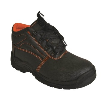 Bocanci de Protectie PROTEK, 46, Bombeu Metalic, Piele Bovina Hidrofobizata, Negru si Portocaliu, S3-SRC Bocanci de Protectie PROTEK, 46, Bombeu Metalic, Piele Bovina Hidrofobizata, Negru si Portocaliu, S3-SRC